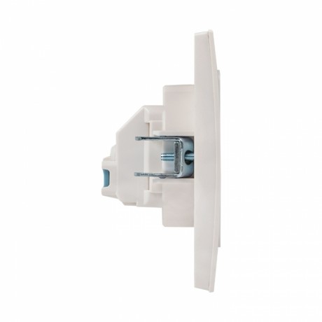 Стокгольм Механизм Розетки 1-местной б/з 10 А белый с защ. штор. EKF PROxima EYR10-022-10