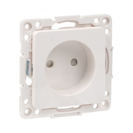 Стокгольм Механизм Розетки 1-местной б/з 10 А белый с защ. штор. EKF PROxima EYR10-022-10