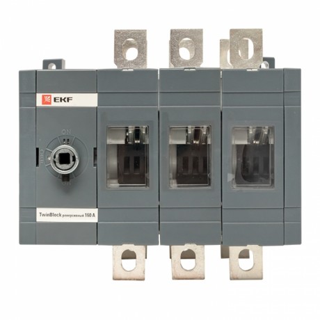Рубильник 160A 3P реверсивный без рукоятки управления TwinBlock EKF tb-s-160-3p-rev