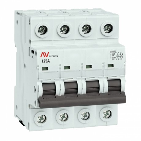 Выключатель нагрузки AVN 4P 125A EKF AVERES avn-4-125-av