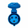 Розетка переносная 213 2Р+РЕ 16А 220В IP44 EKF PROxima ps-213-16-220