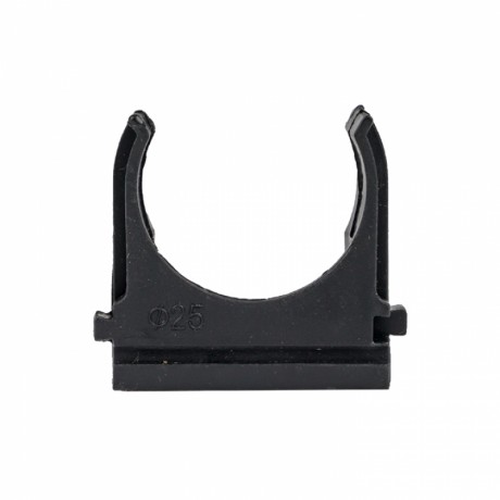 Крепеж-клипса d25 мм (10 шт) черная EKF-Plast derj-z-25b