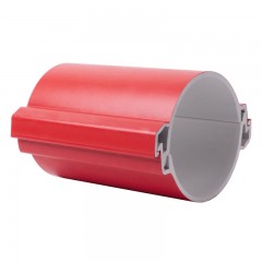 Труба разборная ПВХ d110 мм (3 м) 750Н красная EKF-Plast tr-pvc-110-750-red